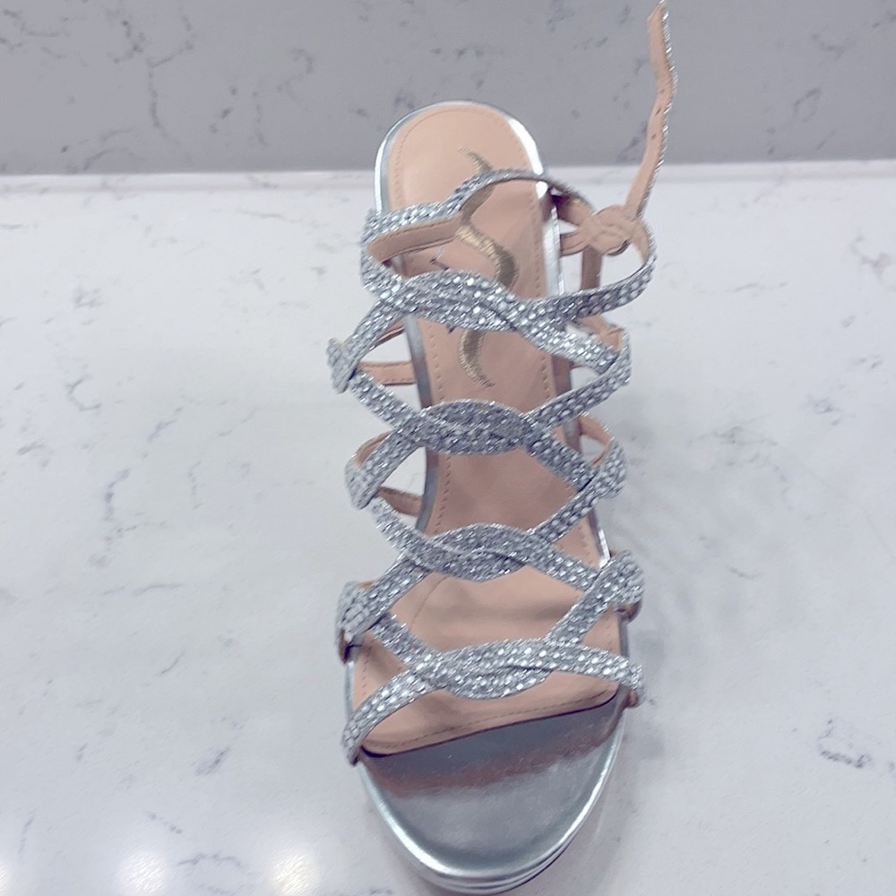 Silver Dress Heels - Picture 8 of 12